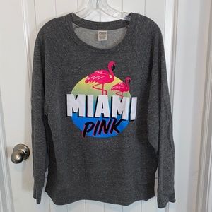 Victoria’s Secret pink Miami sweater shirt size M